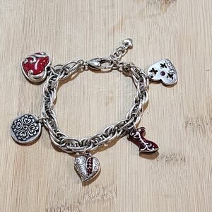 Brighton the power of red heart cottage‎ love hope dream charm bracelet